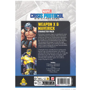 Marvel Crisis Protocol - Weapon X & Maverick