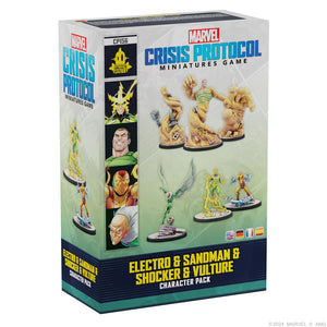 Marvel Crisis Protocol - Electro, Sandman, Shocker & Vulture