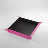 GameGenic - Magnetic Dice Tray Square (Black/Pink)