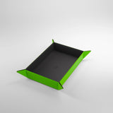 GameGenic - Magnetic Dice Tray Rectangular (Black/Green)