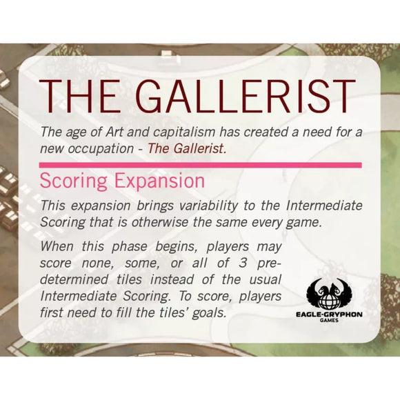 Gallerist: Scoring Expansion