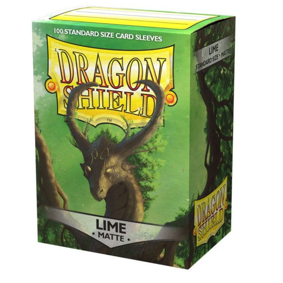 Dragon Shield Standard Card Sleeves Matte (100ct) - Lime