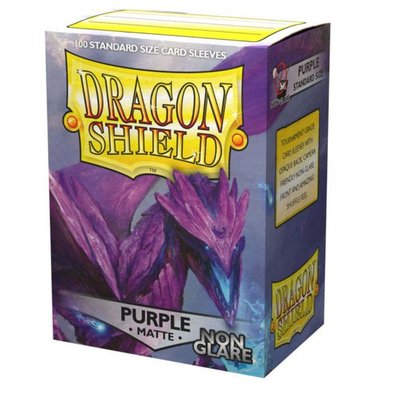 Dragon Shield Matte Sleeves Non-Glare - Purple