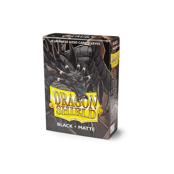 Dragon Shield Matte Japanese size-Black (60 ct.box)