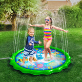 Splash Buddies Monster Abc Sprinkler Spray Mat- 60 Inch