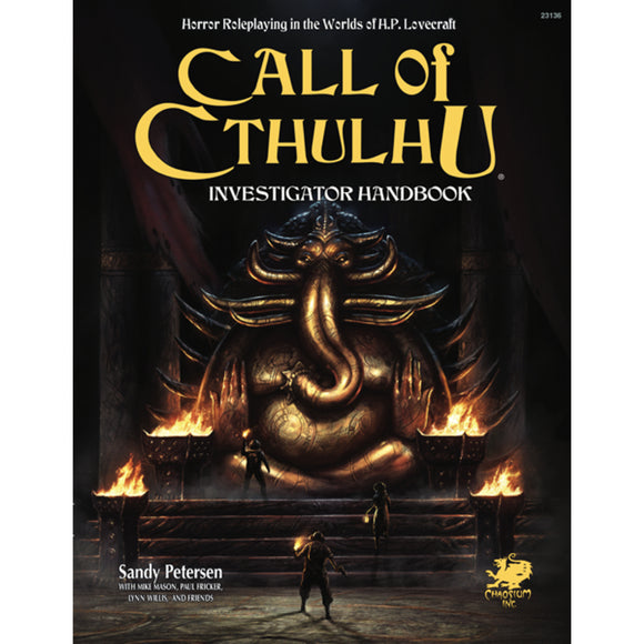 Cthulhu RPG Call of Cthulhu Investigator Handbook (7th ed.)