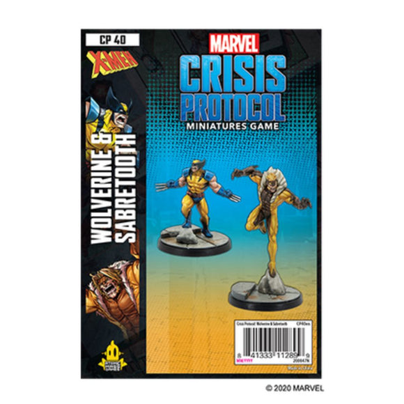 Marvel Crisis Protocol - Wolverine and Sabertooth Pack