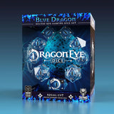 Dragon Eye Dice Set - Diamond Edge - Blue