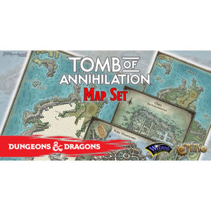 D&D Tomb of Annihilation Map Set (4-Maps)
