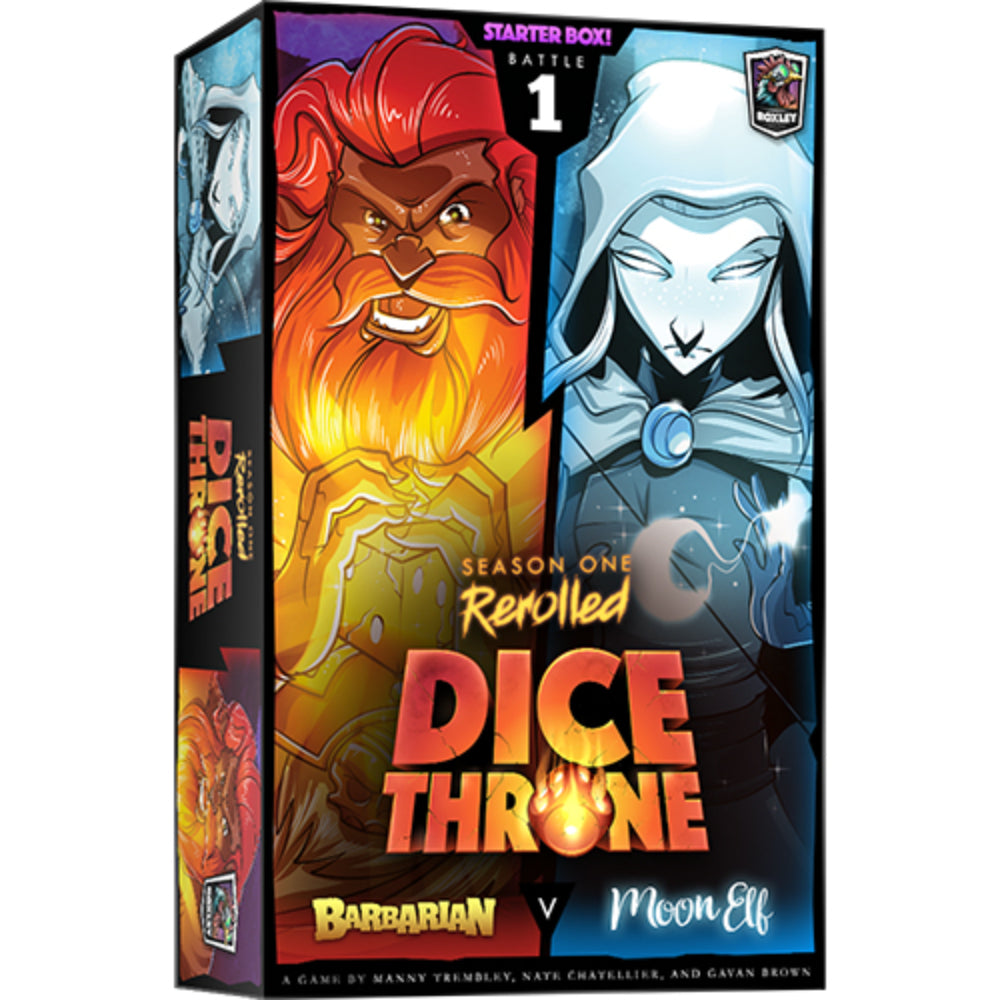 Dice Throne Season 1 ReRolled Barbarian vs Moon Elf Meeps & Veeps