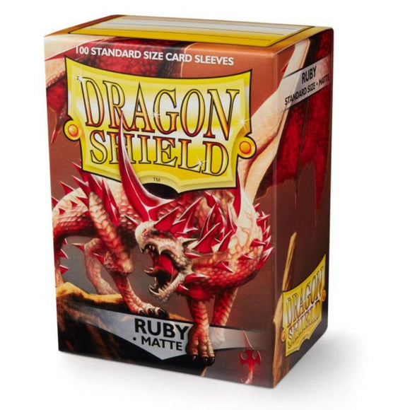 Dragon Shield  Matte - Ruby
