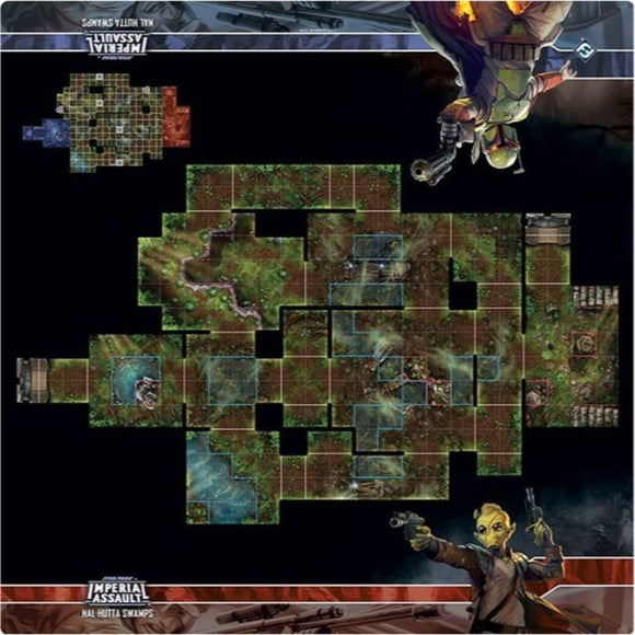 Star Wars Imperial Assault Skirmish Map Nal Hutta Swamps